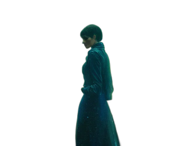 dress, jacket, staff, crown transparent PNG cut-out