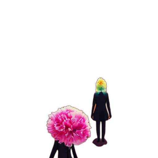 flower, umbrella, staff, crown transparent PNG cut-out