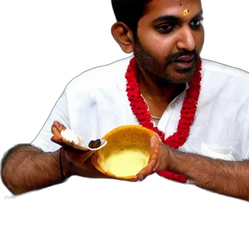 food, staff, oil painting, photorealistic, mickey, mouse, eating, idli transparent PNG cut-out