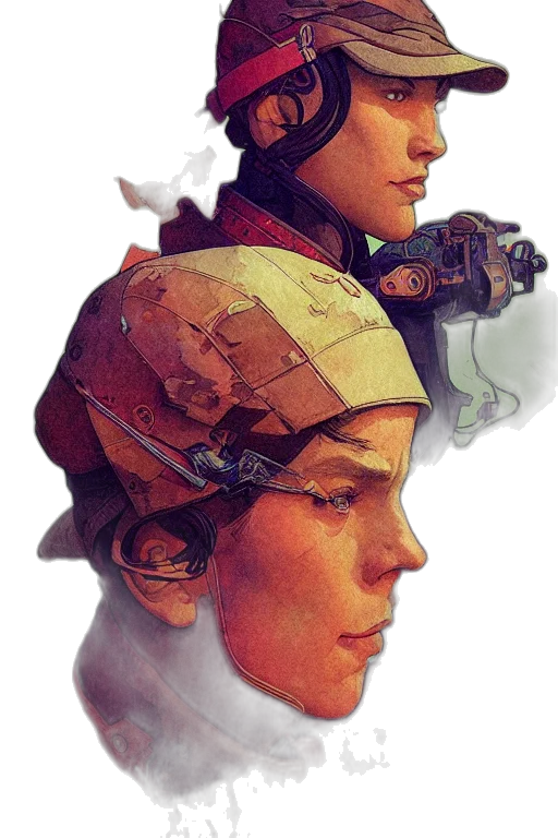 face, robot, mask, hat transparent PNG cut-out