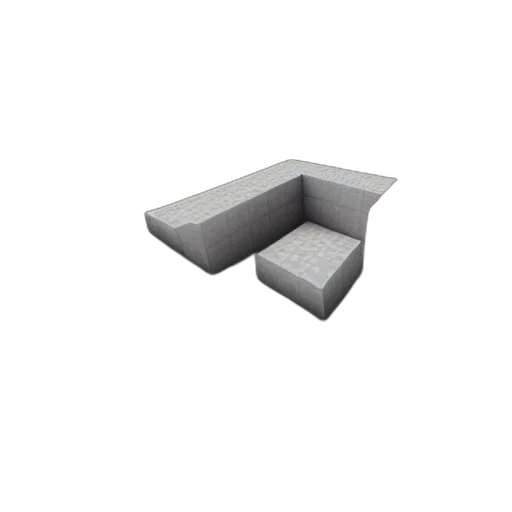 furniture, jewelry, shoes, crown, 3d render, photorealistic, concept art, monochrome transparent PNG cut-out