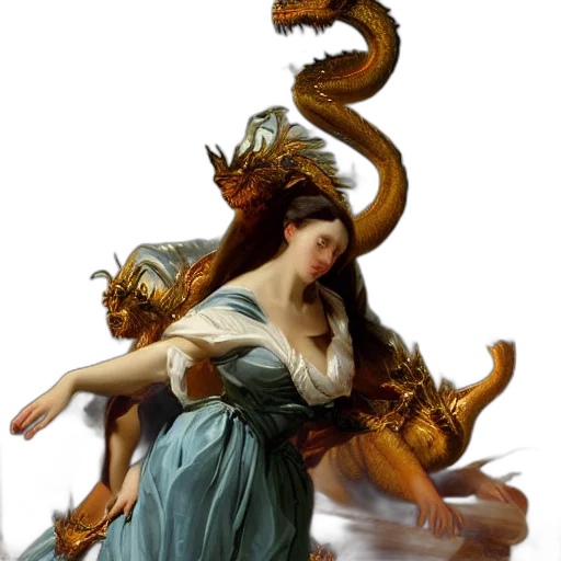 dragon, creature, fantasy art, concept art transparent PNG cut-out