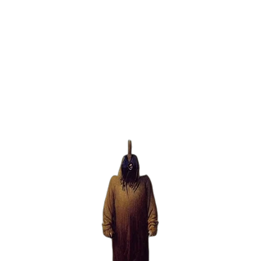 mask, staff, jacket, creature transparent PNG cut-out