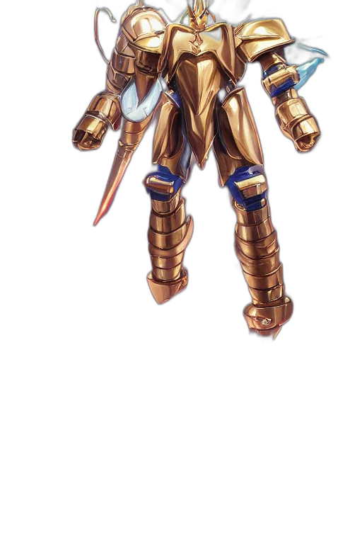robot, weapon, sword, staff, concept art, 3d render, pixel art, fantasy art transparent PNG cut-out