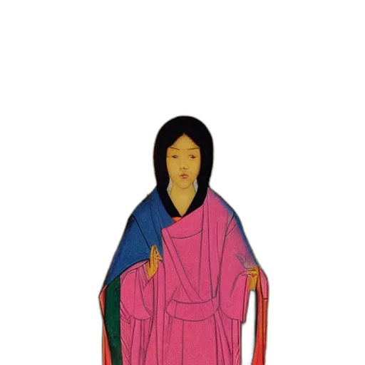 dress, staff, jewelry, pixel art transparent PNG cut-out