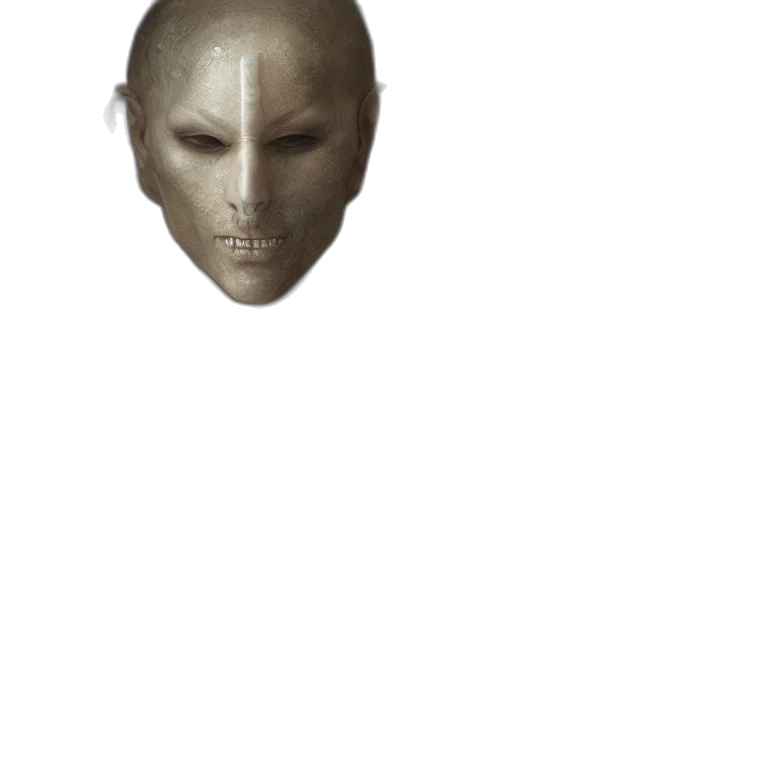 mask, face, creature, robot transparent PNG cut-out