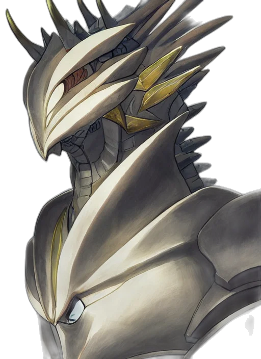 dragon, robot, mask, creature transparent PNG cut-out
