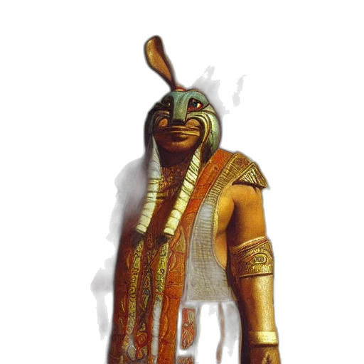 mask, staff, creature, robot transparent PNG cut-out