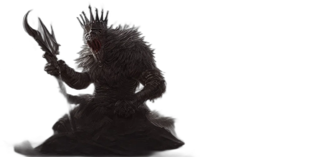 creature, hair, animal, dragon, concept art, 3d render, fantasy art, comic book art transparent PNG cut-out