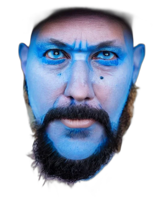 face, mask, creature, staff transparent PNG cut-out