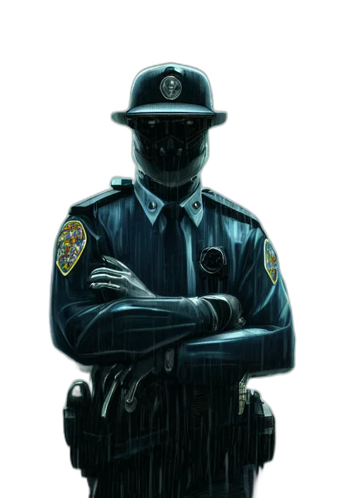 mask, staff, robot, jacket transparent PNG cut-out