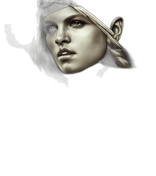 face, mask, hat, crown, fantasy art, concept art, photorealistic, watercolor transparent PNG cut-out