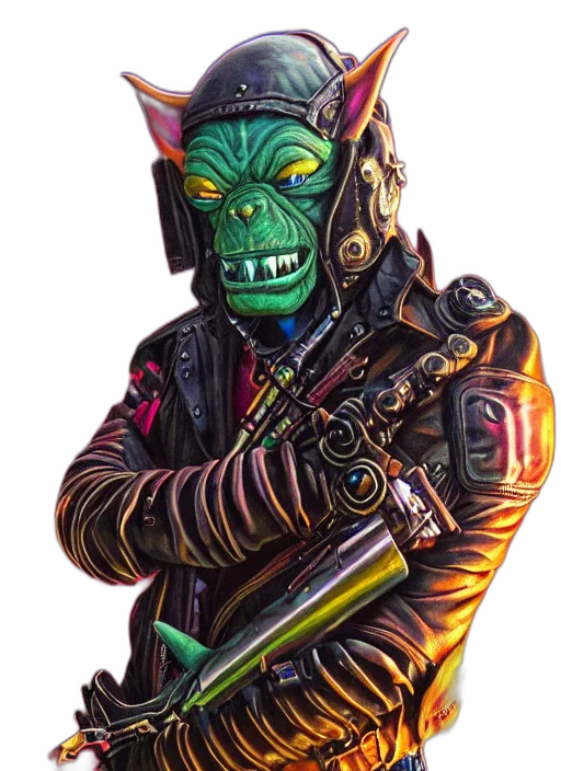 staff, mask, jacket, weapon transparent PNG cut-out