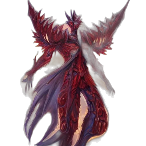 dragon, creature, staff, weapon transparent PNG cut-out