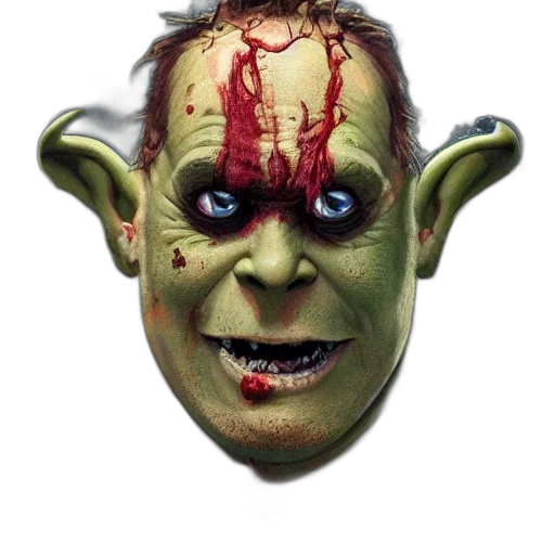 mask, face, creature, staff transparent PNG cut-out