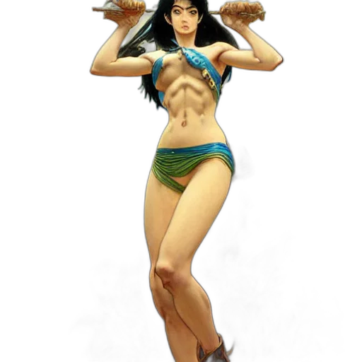 staff, concept art, fantasy art, 3d render transparent PNG cut-out
