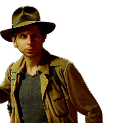 hat, jacket, concept art, photorealistic, 3d render, comic book art, michael, cera transparent PNG cut-out