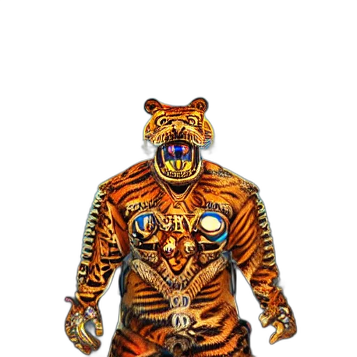 animal, creature, mask, robot, concept art, 3d render, fantasy art, comic book art transparent PNG cut-out
