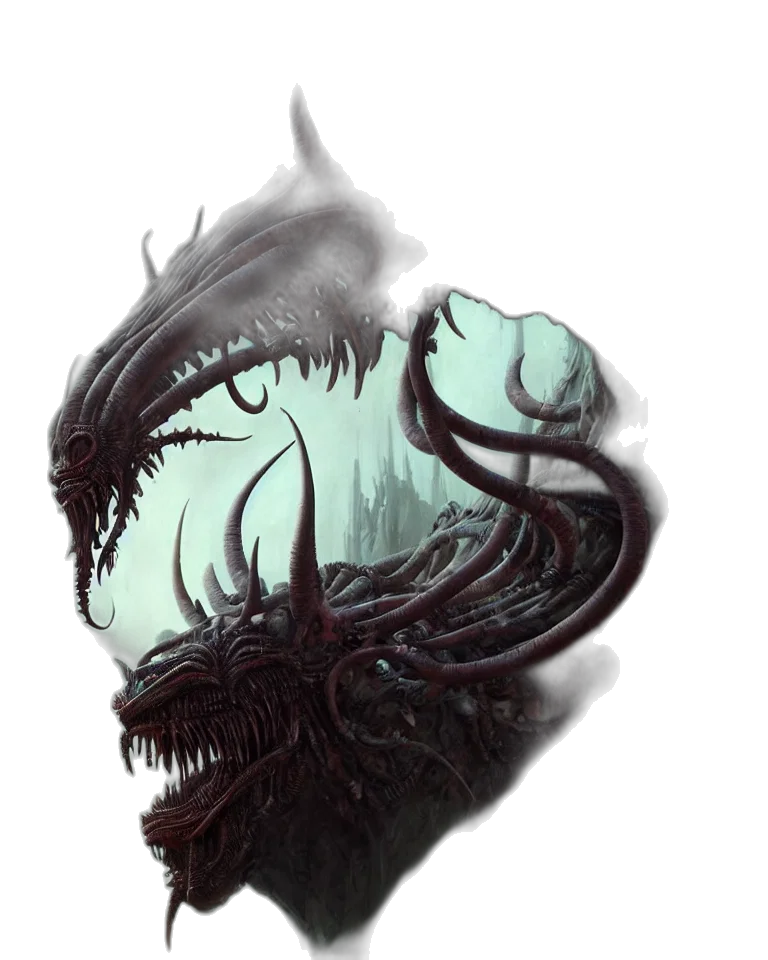 dragon, creature, mask, face, fantasy art, concept art, watercolor, comic book art transparent PNG cut-out