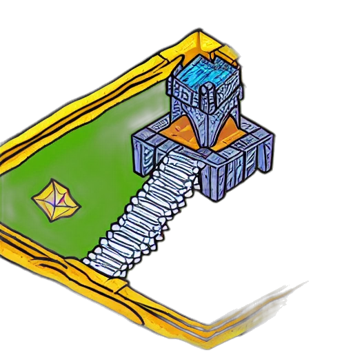 jewelry, crown, sword, weapon, pixel art, 3d render, concept art, outer space transparent PNG cut-out