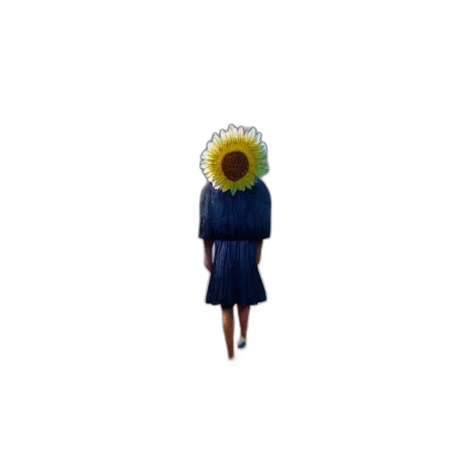 dress, flower, jacket, staff, 3d render, pixel art, concept art, photorealistic transparent PNG cut-out