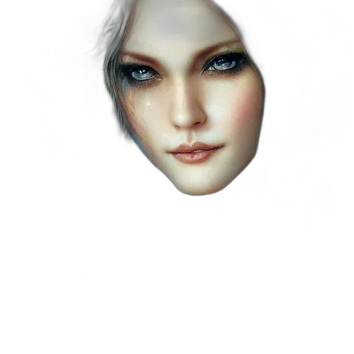 face, mask, robot, jewelry, photorealistic, fantasy art, 3d render, concept art transparent PNG cut-out