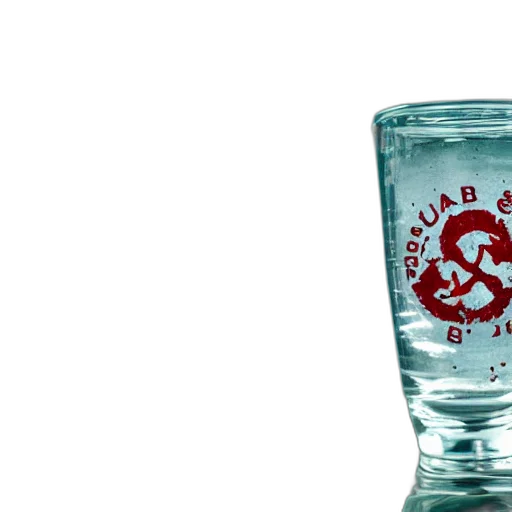 bottle, 3d render, slimy, disgusting transparent PNG cut-out