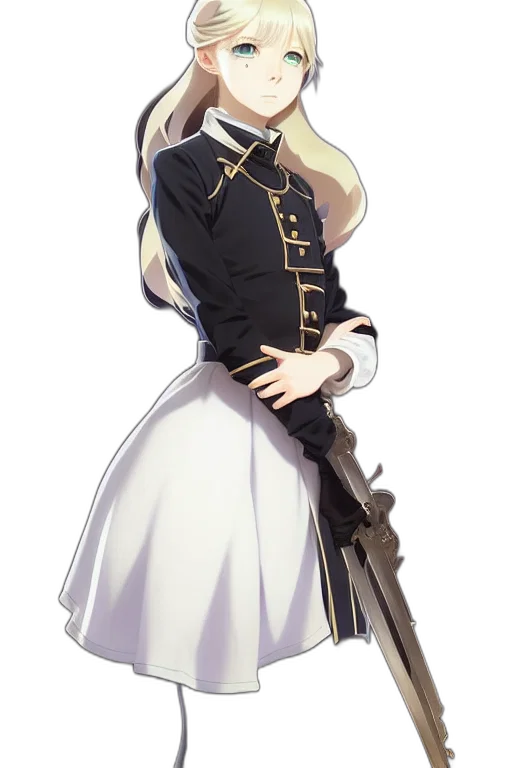 staff, dress, weapon, crown transparent PNG cut-out