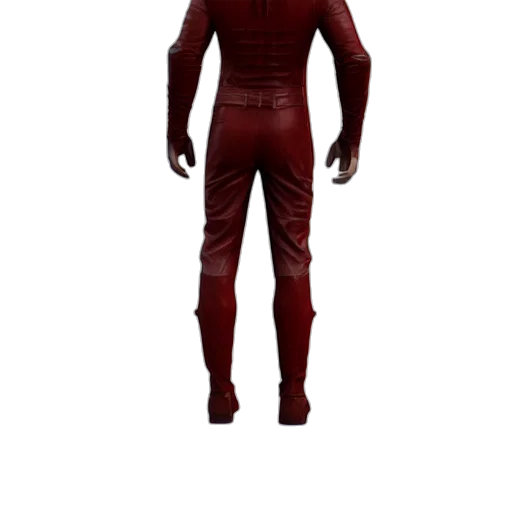 jacket, robot, mask, staff, 3d render, concept art, pixel art, photorealistic transparent PNG cut-out