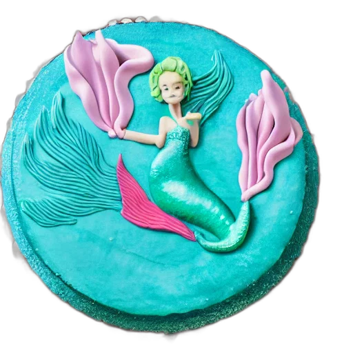 underwater, mermaid, cake, advertisement, food, photography transparent PNG cut-out