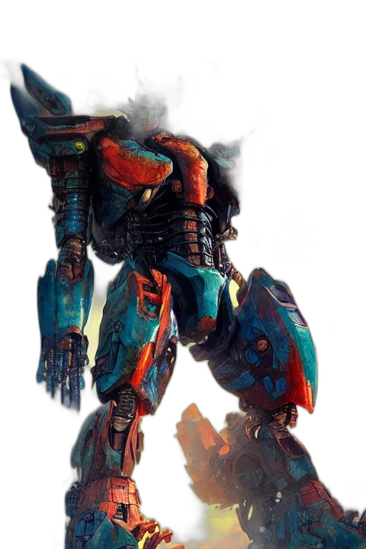 robot, weapon, dragon, creature transparent PNG cut-out