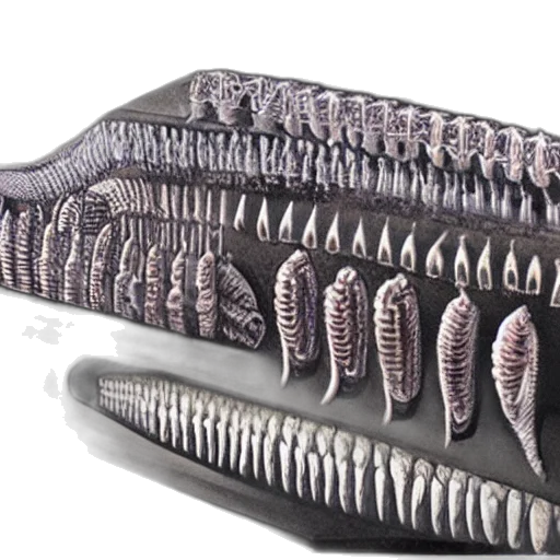 shoes, weapon, jewelry, sword, 3d render, concept art, giger, designed transparent PNG cut-out