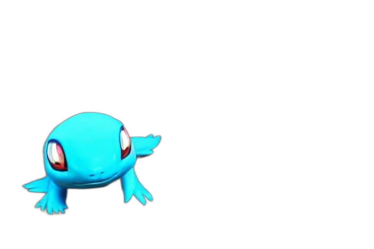 creature, animal, dragon, staff, 3d render, concept art, pixel art, vaporwave transparent PNG cut-out