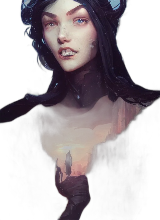 face, crown, creature, mask transparent PNG cut-out
