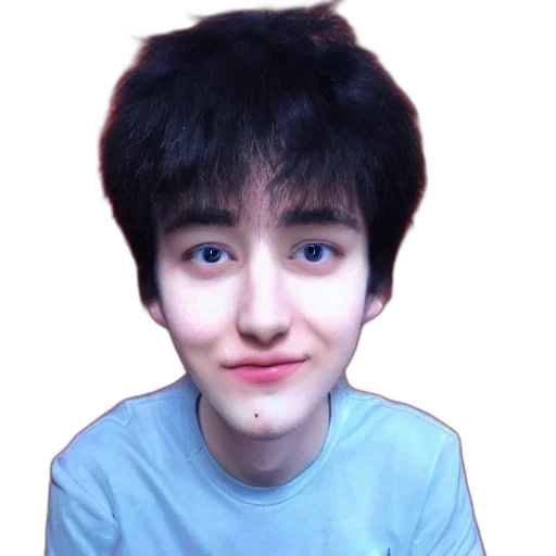 face, hair, creature, robot transparent PNG cut-out