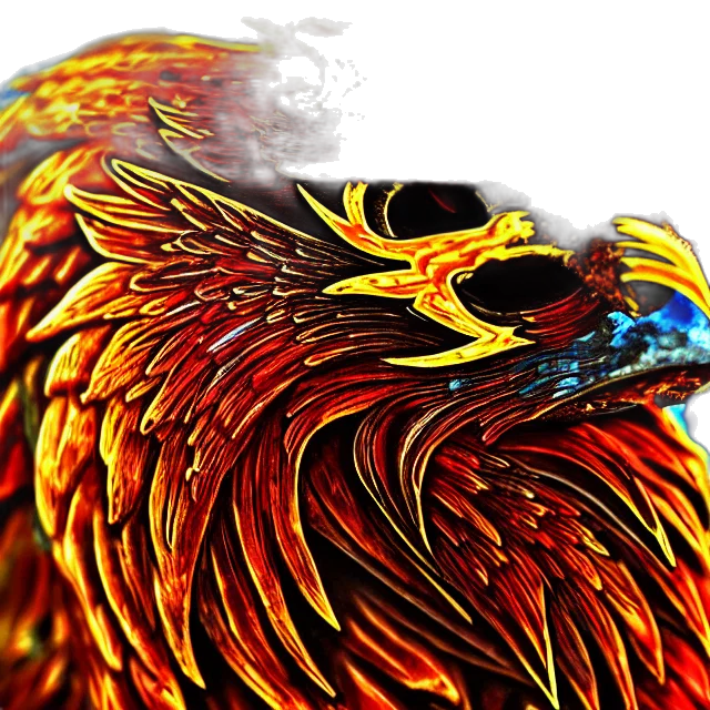 dragon, animal, crown, photorealistic, 3d render, fantasy art, pixel art, phoenix transparent PNG cut-out