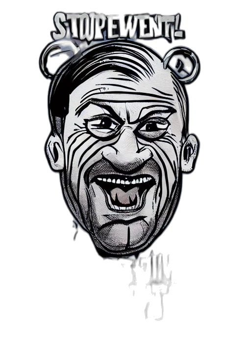 face, mask, cartoon, comic book art transparent PNG cut-out
