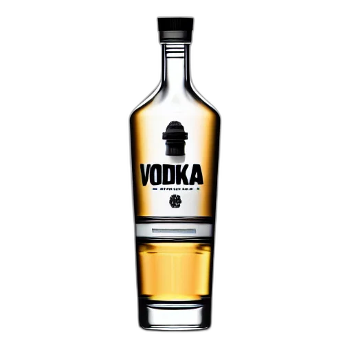 bottle, crown, weapon, 3d render transparent PNG cut-out