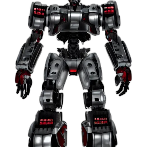 robot, weapon, concept art, 3d render, transformer, made, out, human transparent PNG cut-out