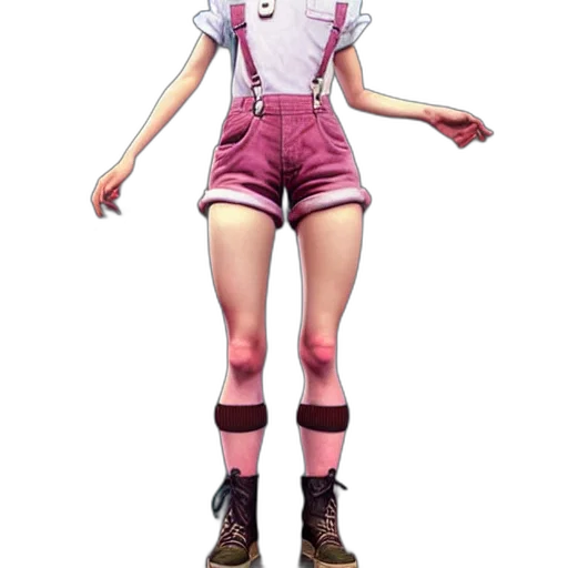 staff, dress, jacket, robot, concept art, 3d render, fantasy art, cartoon transparent PNG cut-out