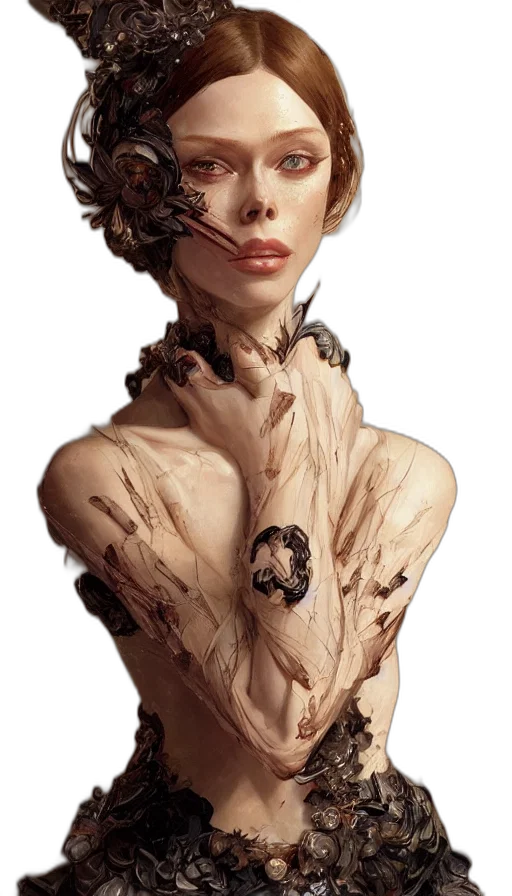 face, dress, creature, mask transparent PNG cut-out