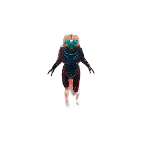 robot, creature, mask, animal, 3d render, concept art, vaporwave, pixel art transparent PNG cut-out