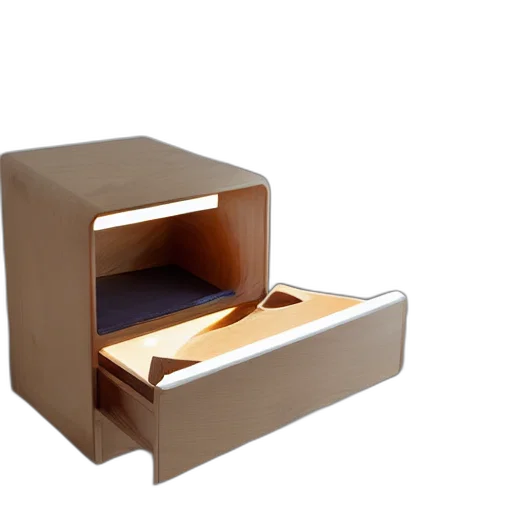 furniture, 3d render, table, drawer transparent PNG cut-out