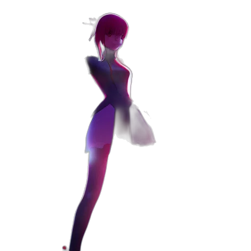dress, staff, robot, weapon, concept art, 3d render, anime, fantasy art transparent PNG cut-out