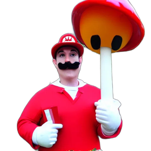 hat, staff, weapon, animal, 3d render, concept art, man, dressed transparent PNG cut-out