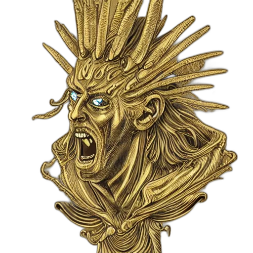 crown, jewelry, mask, staff transparent PNG cut-out
