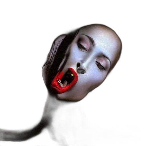 mask, creature, face, hair transparent PNG cut-out