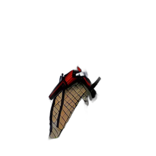 umbrella, hat, shoes, weapon, 3d render, pixel art, concept art, photorealistic transparent PNG cut-out