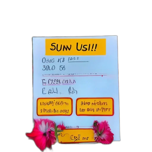 flower, jewelry, vaporwave, 3d render transparent PNG cut-out