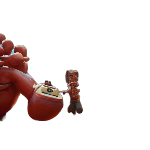 creature, robot, 3d render, concept art transparent PNG cut-out